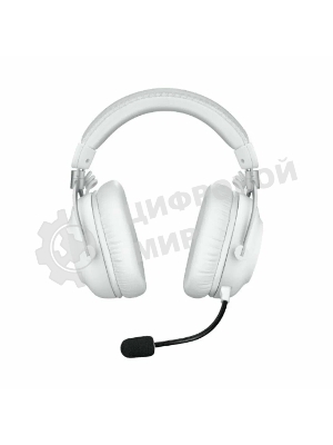 Гарнитура Logitech G PRO LightSpeed белый, беспроводная + проводная, Bluetooth/USB/3.5 мм, до 50 ч