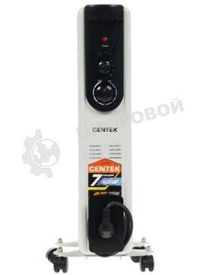 Обогреватель масляный Centek CT-6200 (7 секций) белый, 700/1000/1500 Вт, 15 м2, термостат