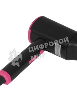Фен ECON ECO-BH204D черный/розовый, 2000 Вт