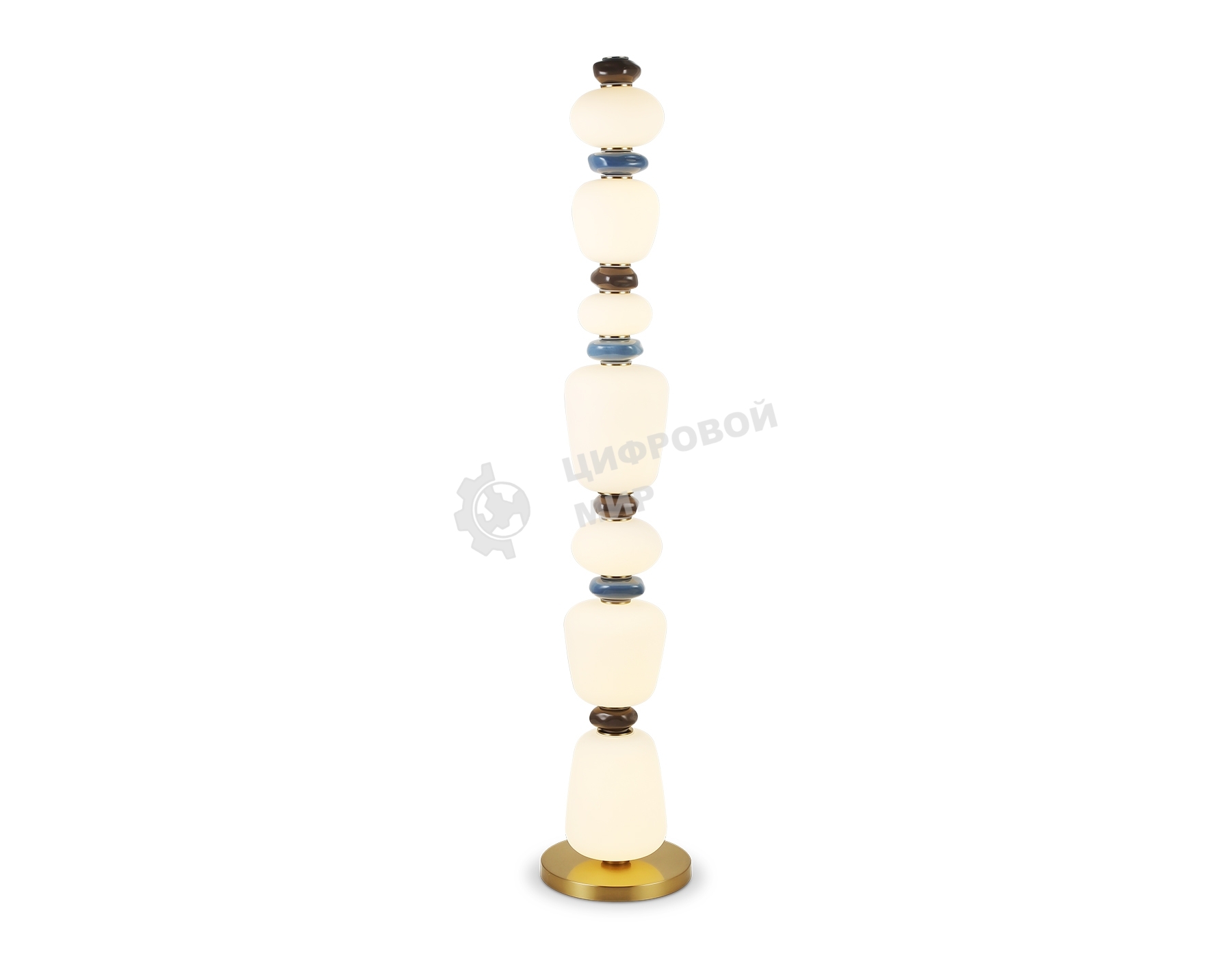 Светильник Ambrella light LH53172 SB/WH бронза/белый 34W 3000K D250*1305