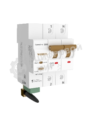 Умный автоматический выключатель Werkel 2 P  63 A  C  6 kA W1002P6301