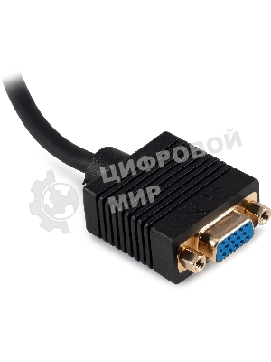 Переходник Buro DVI-D (m) VGA (f) 0.23м (BU-DVI-VGA) черный