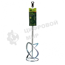 Насадка для миксера Сибртех, для легких растворов,140 х 590 мм, оцинкованная,хвостовик резьба М14