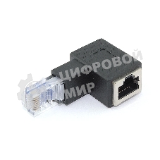 Удлинитель сетевого кабеля мама-папа угловой вниз