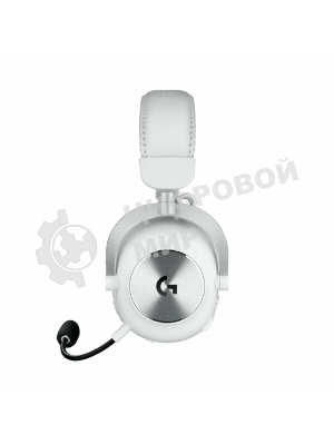 Гарнитура Logitech G PRO LightSpeed белый, беспроводная + проводная, Bluetooth/USB/3.5 мм, до 50 ч