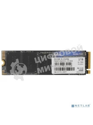 Накопитель SSD Netac NV2000, 1Tb, PCIe 3.0 x4, M.2 2280, NVMe, R/W 2500/2100