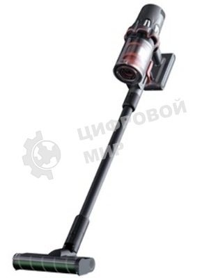 Пылесос вертикальный Deerma DEM-T50W серый/черный/красный, питание от аккумулятора, 420 Вт, уборка сухая, пылесборник 0.4 л