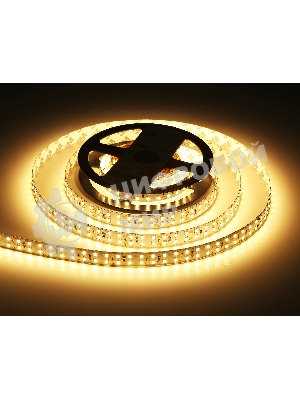 Светодиодная лента Ambrella light GS3601 2835 204Led/ 20W m/ 24V IP20 3000K/ 5000*14*1.2mm (2 конт.)