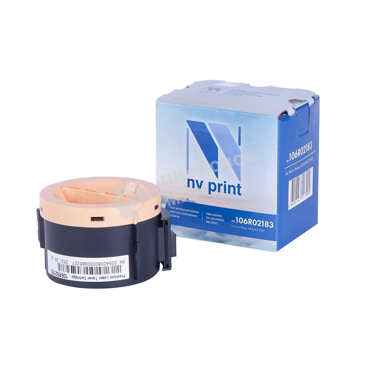 Картридж лазерный NVPrint совместимый Xerox 106R02183 для Phaser 3010/WC 3045 (2300k)