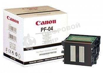 Печатающая головка Canon PF-04 (3630B001) черный для Canon iPF650, iPF655, iPF670, iPF680, iPF685, iPF750, iPF755, iPF760, iPF765, iPF770, iPF780, iPF785, iPF830, iPF840, iPF850.