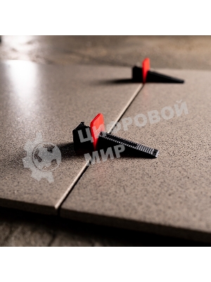 Система выравнивания плитки СВП Rexant (клипса/зажим и клин 40/40 шт.)