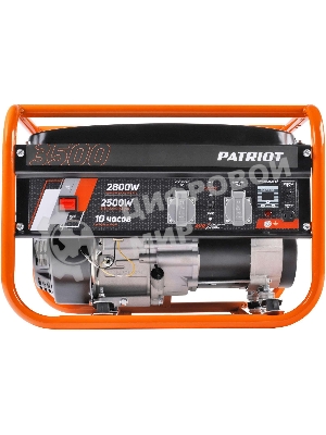 Электрогенератор бензиновый Patriot GRS 3500, 2.8 кВт, 75 дБ, 38.8 кг