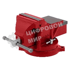 Тиски слесарные Matrix, 100 мм, поворотные, с наковальней