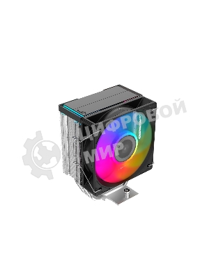 Кулер для процессора SAMA X40L (200W, 4-pin PWM, 133.5мм, 4x6мм, ARGB, 1x100мм, 50.1CFM, 35.2dBA, 2600RPM, S: 1851/1700/1200/115X, AM5/AM4, серебристый)