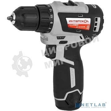 Дрель-шуруповерт аккумуляторная ИНТЕРСКОЛ 757.3.2.40