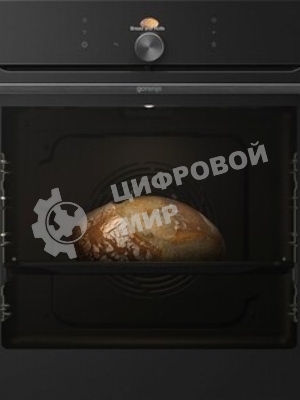 Встраиваемая электрическая духовка Gorenje BP6138B, объем 77 л, макс. температура 320 градусов, сенсорное/поворотное управление, Wi-Fi, пиролитическая очистка, телескопические направляющие на одном уровне, термощуп, AirFry, автоматические программы, динамическая система охлаждения, многоуровневое приготовление, PerfectGrill, энергоэффективность А+, черный