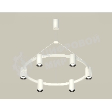 Светильник Ambrella light XB9021101/6 SWH/PBK белый песок/черный полированный MR16 GU5.3 (С9021, N6103)