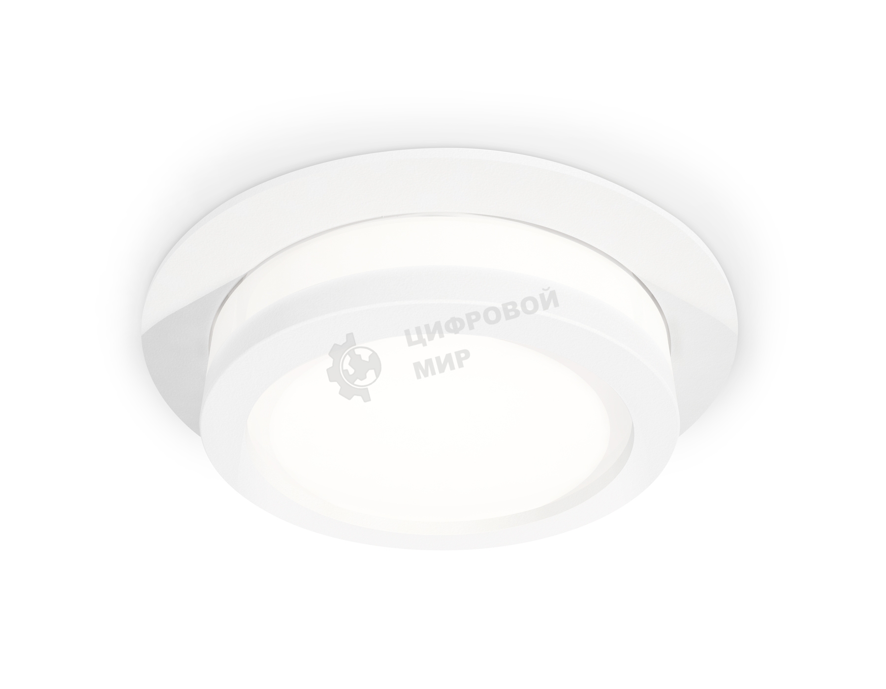 Комплект встраиваемого светильника Ambrella light XC8050017 SWH/FR белый песок/белый матовый GX53 (C8050, N8412)