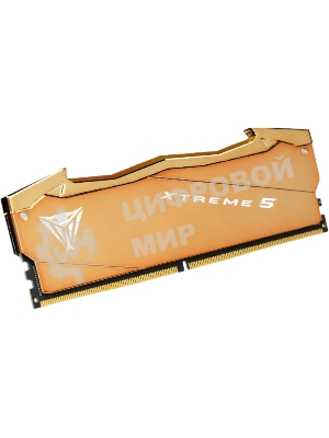 Оперативная память Patriot Viper Xtreme 5 Aurum, DDR5, 32GB (2x16GB), 6000 MHz, CL30, с радиатором, золотистый