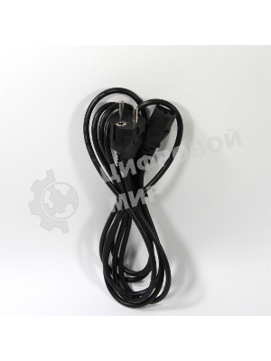 Кабель компьютер - розетка 3 м 220V (Европейский стандарт) VCOM/TELECOM
