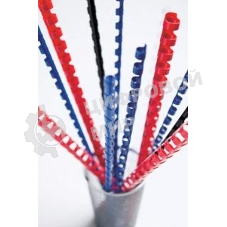 Пружины для переплета пластиковые Fellowes FS-53456 8мм красная, 100 шт.