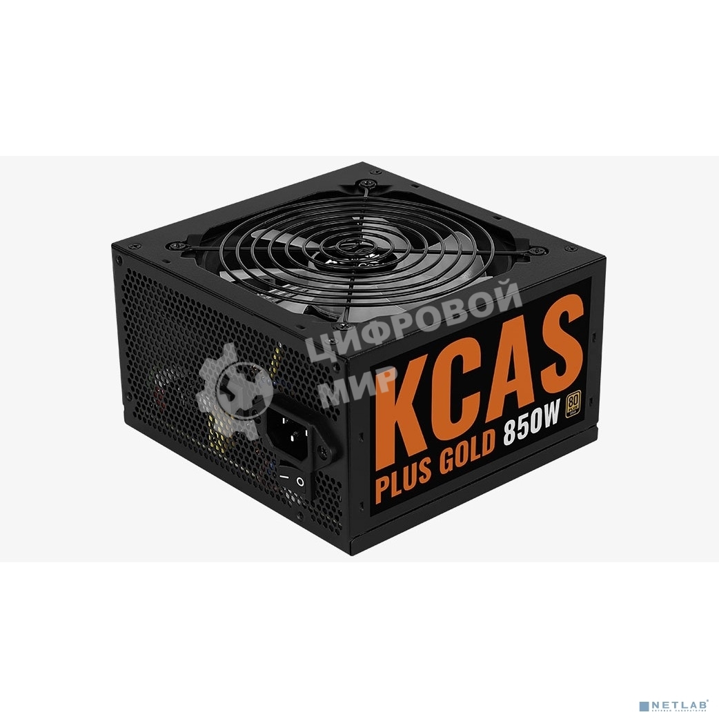 Блок питания Aerocool/Formula KCAS PLUS GOLD 850W (850W, ATX v2.4, APFC, Fan ARGB 12cm, 80+ Gold, Retail)