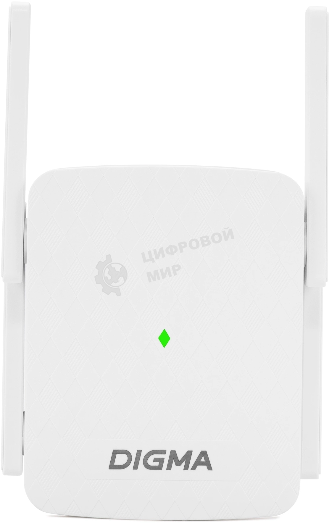 Повторитель беспроводного сигнала Digma D-WR310 (D-WR310V2) N300 Wi-Fi белый
