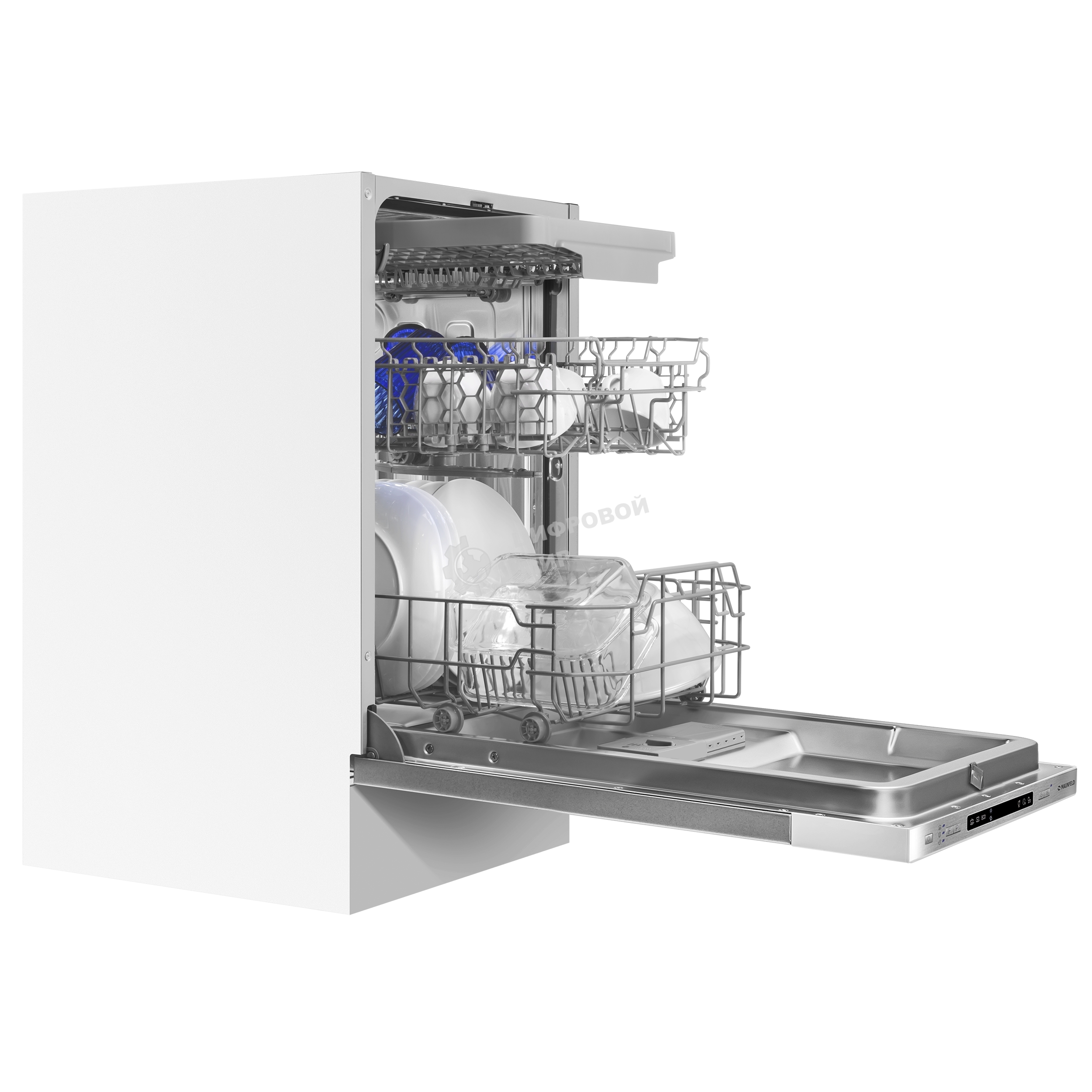 Встраиваемая посудомоечная машина Maunfeld MLP45130 Light Beam