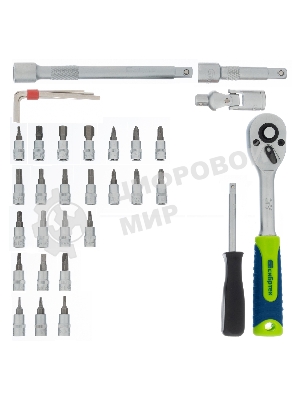 Набор инструментов Сибртех, 1/4