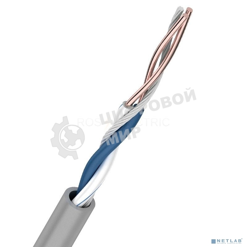 Кабель Rexant UTP cat.5e 1 пара (305м) 0.51 мм