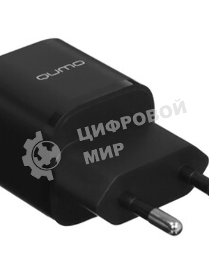 Сетевое зарядное устройство Qumo Energy PD 20W (Charger 0071), два порта: Type-C PD + USB-A QC3.0, черный