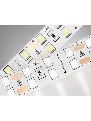 Светодиодная лента Ambrella light GS3602 2835 204Led/ 20W m/ 24V IP20 4500K/ 5000*14*1.2mm (2 конт.)