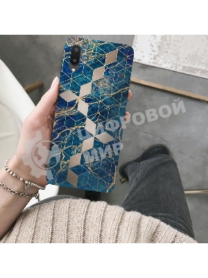 Чехол (клип-кейс) Gresso Meridian, для Samsung Galaxy A02, синий gr17aaae8917