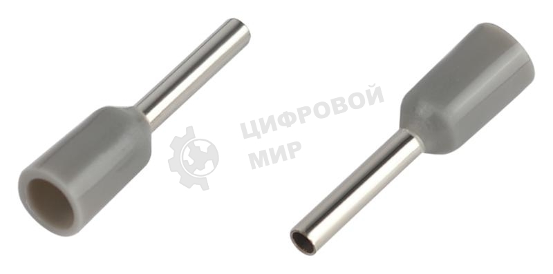 Наконечник-гильза ЭРА NO-225-82 НШвИ 0,75-8 с изолированным фланцем (упаковка 50 шт.)