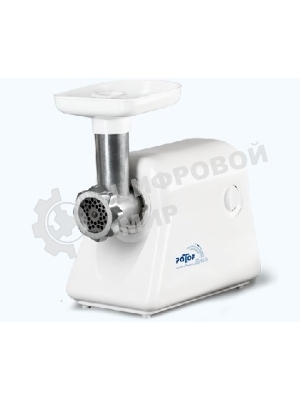 Мясорубка электрическая Ротор Дива-Р ЭМШ 35/300-1 белый, 1500 Вт, 0.58 кг/мин, реверс, защита от перегрузки, насадки - 1
