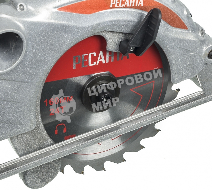 Циркулярная пила (дисковая) Ресанта ДП-165/1300 1300Вт (ручная)