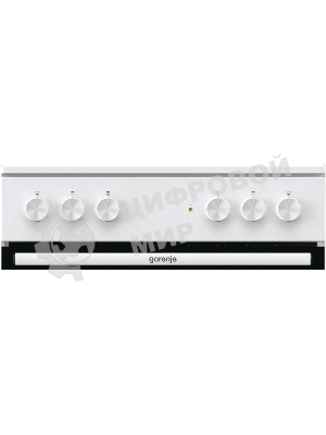 Плита электрическая Gorenje GEC6A11WG белый, конфорок 4 шт, духовка 65 л, 60 см x 85 см x 60 см