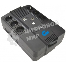 Источник бесперебойного питания Связь Инжиниринг СИПБ08БА.6-11/ЛИ Schuko 480Вт 800ВА черный