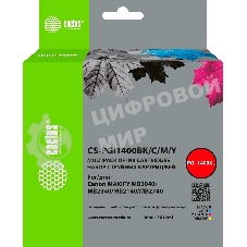 Картридж струйный Cactus CS-PGI1400BK/C/M/Y 4 цв. набор (72 мл) для Canon MB2050/MB2350/MB2040/MB2340