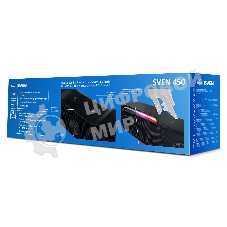 Акустическая система Sven 450 2.0 (2x5W, Bluetooth, RGb-подсветка) черная