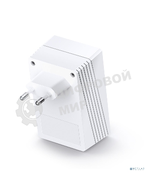 Сетевое оборудование TP-Link TL-WPA4220 300Mbps Wireless AV500 Powerline Extender, 500Mbps Powerline Datarate, 2 10/100Mbps Fast Ethernet ports, HomePlug AV, Plug and Play, WiFi Clone, Single Pack