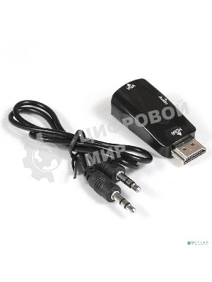 Переходник ExeGate EX284927RUS HDMI-VGA ExeGate EX-HDMIM-VGAF-C (19M/15F)