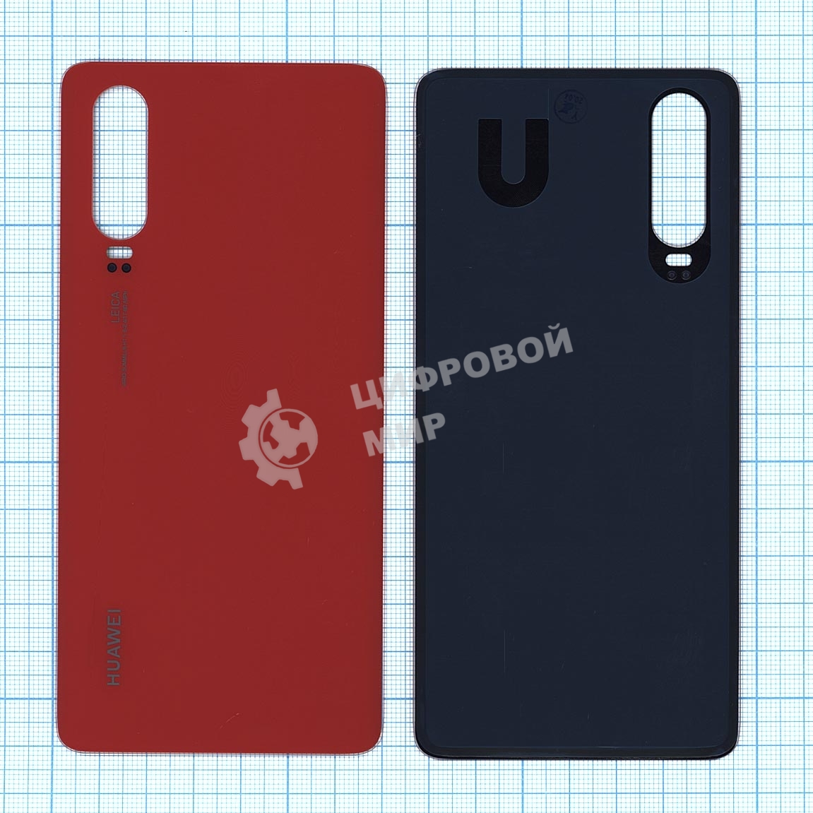 Задняя крышка для Huawei P30 красный