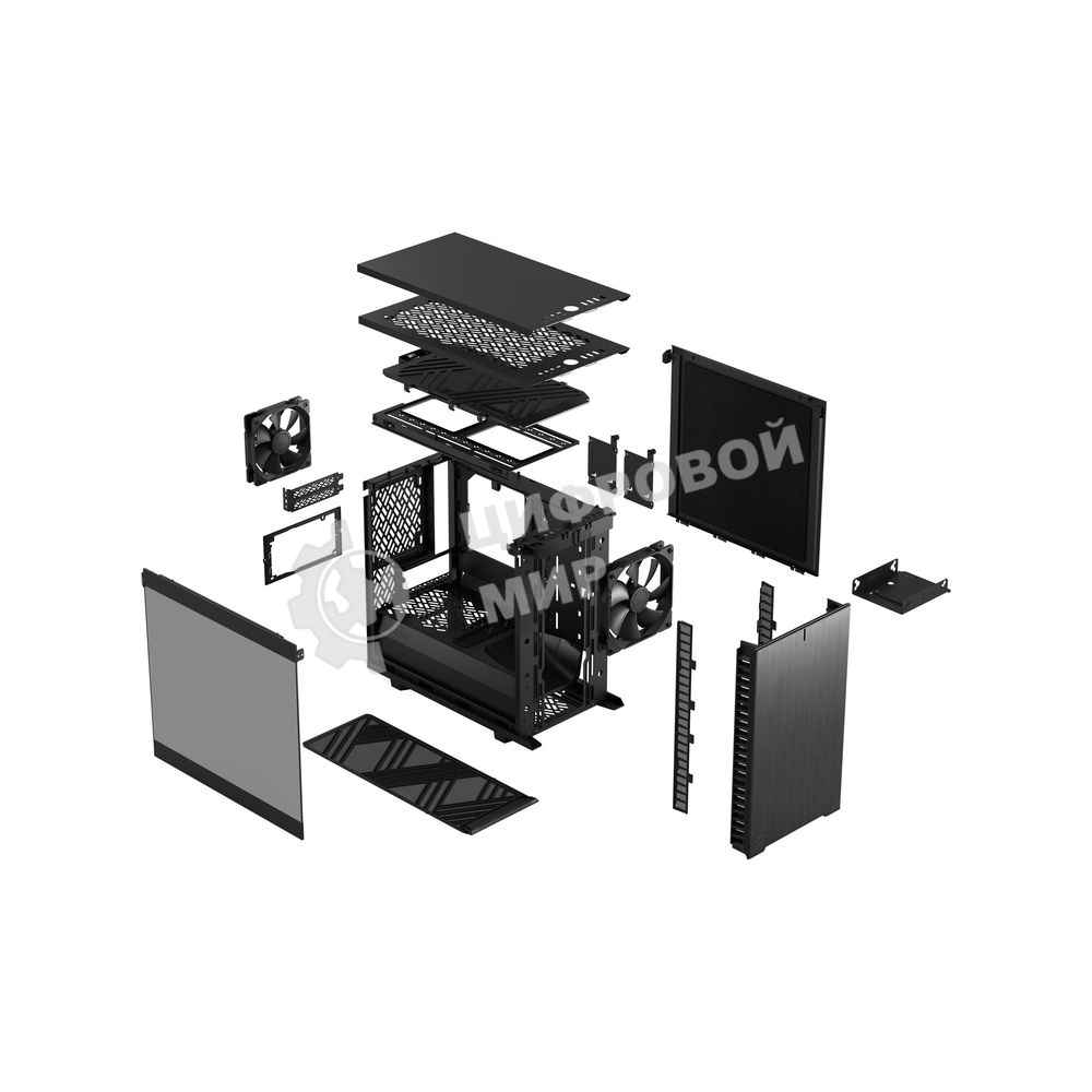 Компьютерный корпус Fractal Design Define 7 Nano черный TG Light Tint FD-C-DEF7N-02