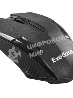 Мышь проводная ExeGate Professional Standard SH-8012 черный, 1000 dpi, USB, кнопки - 3