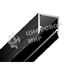 Алюминиевый профиль Ambrella light GP1650BK черный 2000*10*10