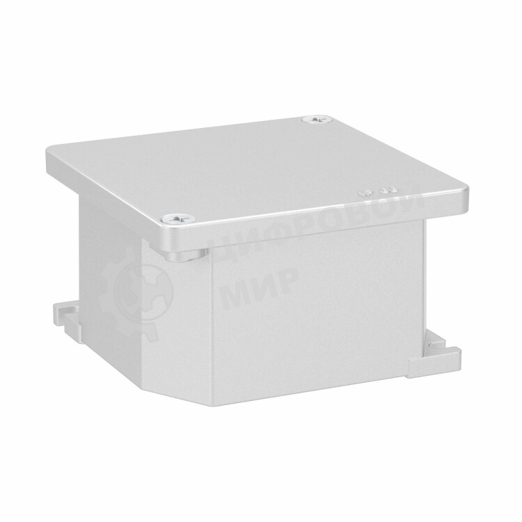 Коробка ответвительная алюминиевая окрашенная,IP66, RAL9006, 90х90х53мм 65300 DKC