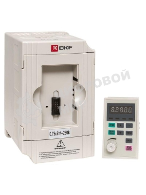 Преобразователь частоты 0.75/1.5кВт 1х230В VECTOR-100 PROxima EKF VT100-0R7-1B
