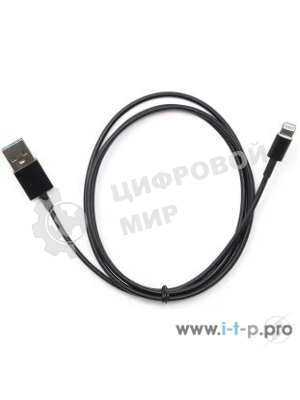 Кабель USB Cablexpert CC-USB-AP2MBP AM/Apple, для iPhone5/6 Lightning, 1м, черный, пакет