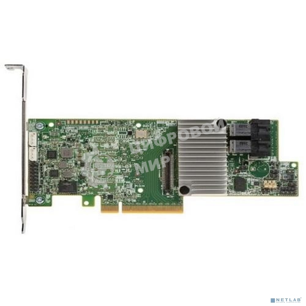 Контроллер LSI MegaRAID SAS 9361-8i(2G) SGL (LSI00462/05-25420-17) PCIe 3.0 x8 LP, SAS/SATA 12G, RAID 0,1,5,6,10,50,60, 8port (2*int SFF8643), Cache 2Gb, 3108ROC, RTL, (003563) (только для сборочных производств) (LSI00462/03-25420-08C) (003075)
